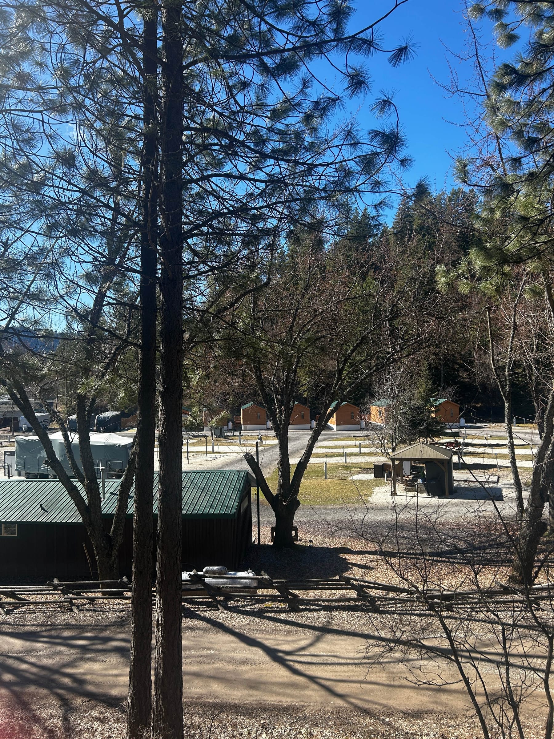 Campground daytime view