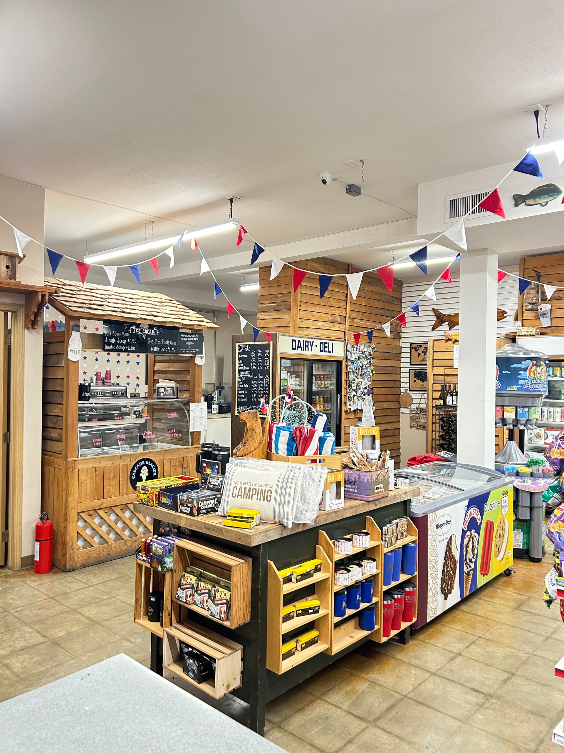 Country store interior